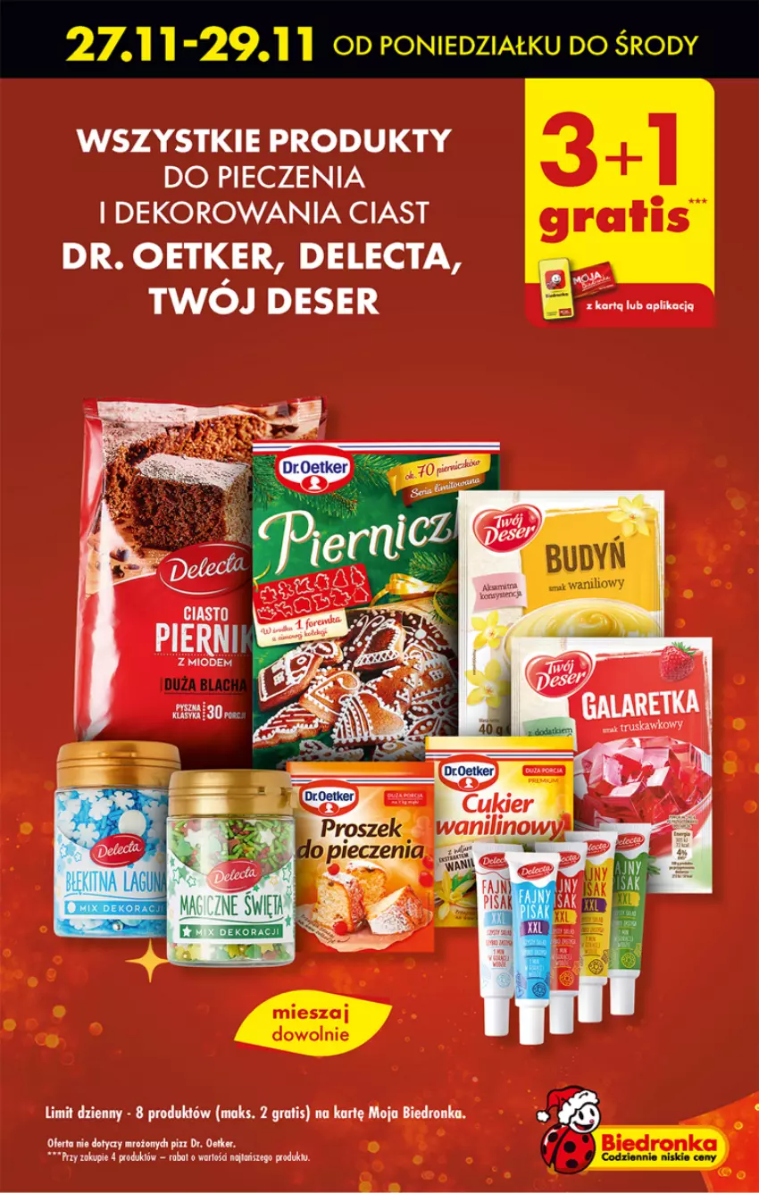 Gazetka promocyjna Biedronka - Od poniedzialku - ważna 27.11 do 02.12.2023 - strona 9 - produkty: Delecta, Deser, Dr. Oetker, Dron, EPEE, Gra, Piec, Por, Ser