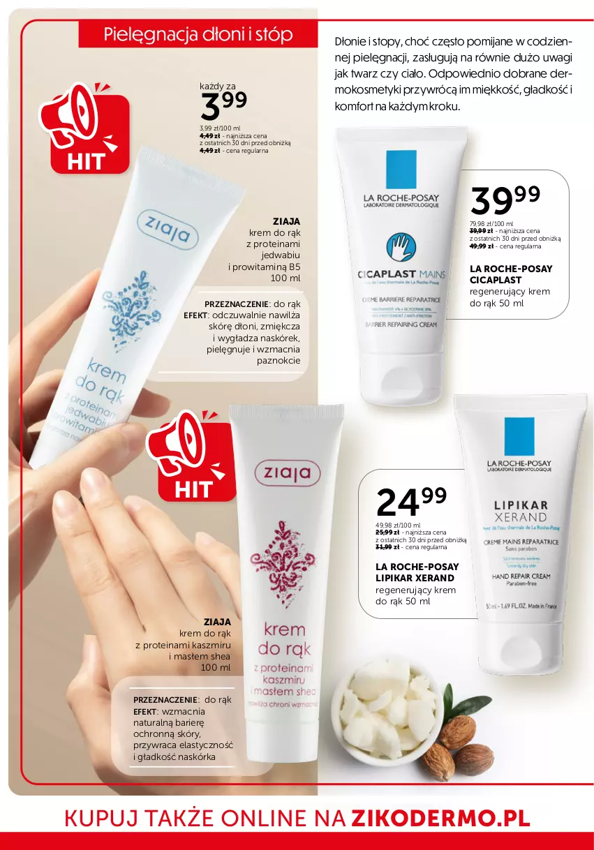 Gazetka promocyjna Ziko - Gazetka Ziko Dermo - ważna 29.05 do 11.06.2025 - strona 10 - produkty: Krem do rąk, La Roche-Posay, Lipikar, Top, Wagi, Ziaja