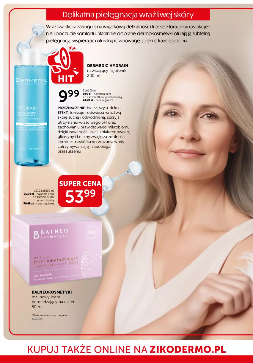 Gazetka promocyjna Ziko - Gazetka Ziko Dermo - ważna 29.05 do 11.06.2025 - strona 2 - produkty: Dermedic, Tonik