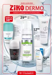 Gazetka promocyjna Ziko - Gazetka Ziko Dermo - Gazetka - ważna od 11.06 do 11.06.2025 - strona 1 - produkty: Krem do twarzy, CeraVe, Ubrania, Pur, Acer, Pharmaceris, Tran, Vichy, Ziaja, Krem do stóp, Antyperspirant