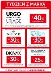 Gazetka promocyjna Ziko - Gazetka Ziko Dermo - Gazetka - ważna od 11.06 do 11.06.2025 - strona 22 - produkty: Ser, Bioderma, Biovax, Body, Oillan, Urgo, Nuxe