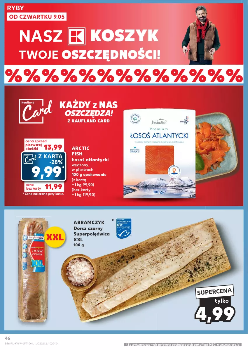 Gazetka promocyjna Kaufland - Gazetka tygodnia - ważna 09.05 do 15.05.2024 - strona 46 - produkty: Dorsz, Kosz, Polędwica, Sos