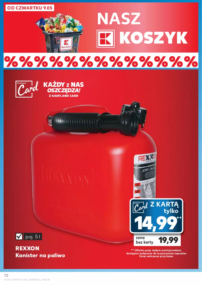 Gazetka promocyjna Kaufland - Gazetka tygodnia - ważna 09.05 do 15.05.2024 - strona 72 - produkty: Kosz