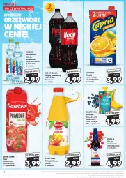 Gazetka promocyjna Kaufland - Gazetka tygodnia - Gazetka - ważna od 15.05 do 15.05.2024 - strona 60 - produkty: Hoop, Dawtona, Sok, Mus, Rama, Napoje, Paola, Fortuna, Sok jabłkowy, Napój gazowany, Syrop, Kubuś Waterrr, Sok pomidorowy, Kubuś, Woda, Napój