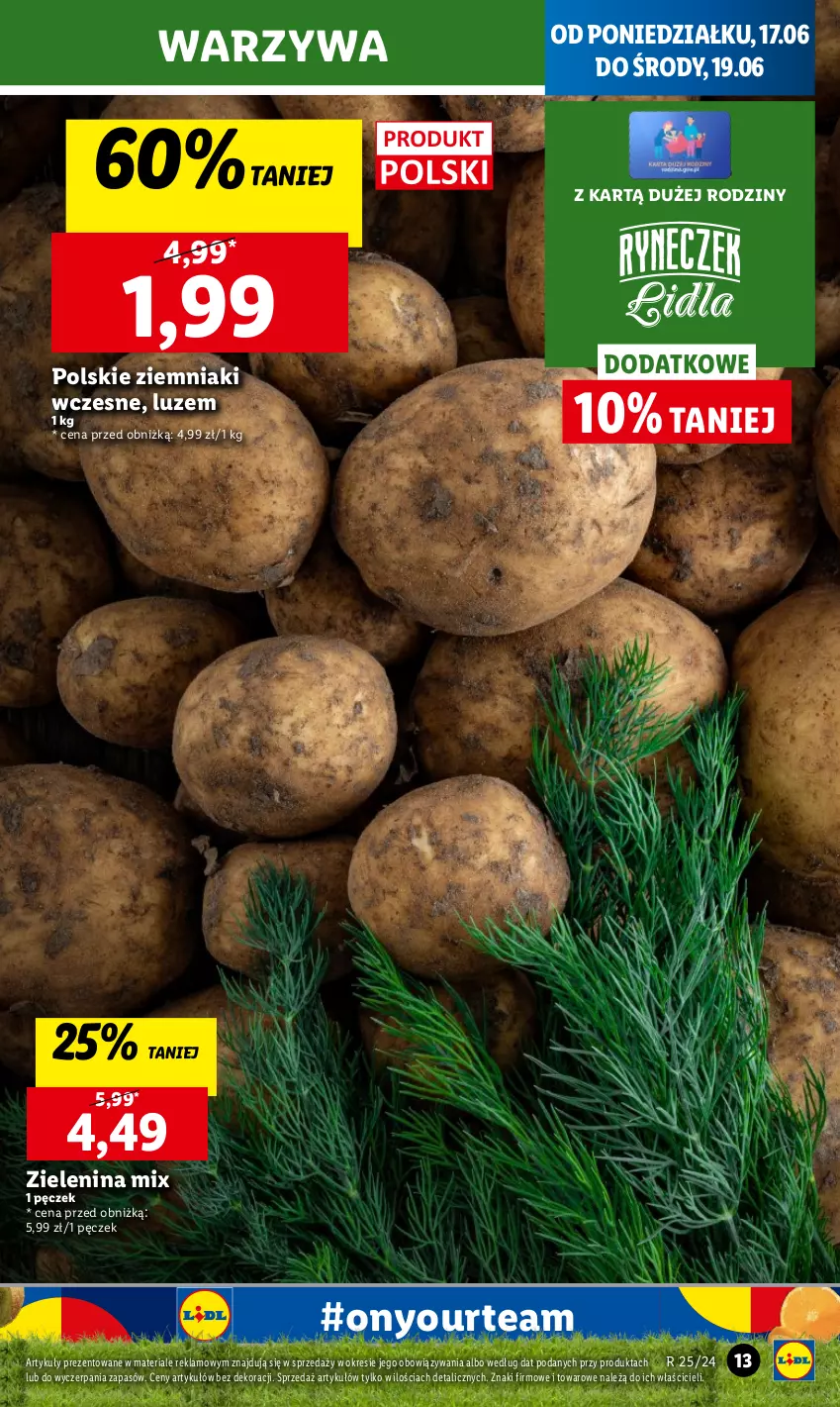 Gazetka promocyjna Lidl - GAZETKA - ważna 17.06 do 19.06.2024 - strona 15 - produkty: Chleb, Ser, Warzywa, Ziemniaki