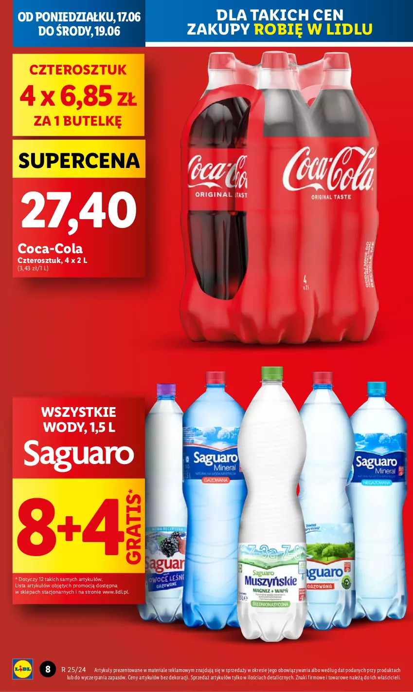 Gazetka promocyjna Lidl - GAZETKA - ważna 17.06 do 19.06.2024 - strona 8 - produkty: Coca-Cola, Gra