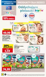 Gazetka promocyjna Lidl - GAZETKA - Gazetka - ważna od 19.06 do 19.06.2024 - strona 46 - produkty: Pampers, O Bag, Chusteczki, Dzieci, Psi Patrol