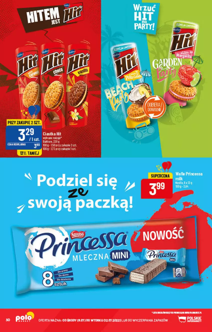 Gazetka promocyjna PoloMarket - Gazetka pomocyjna - ważna 06.07 do 12.07.2022 - strona 30 - produkty: Ciastka