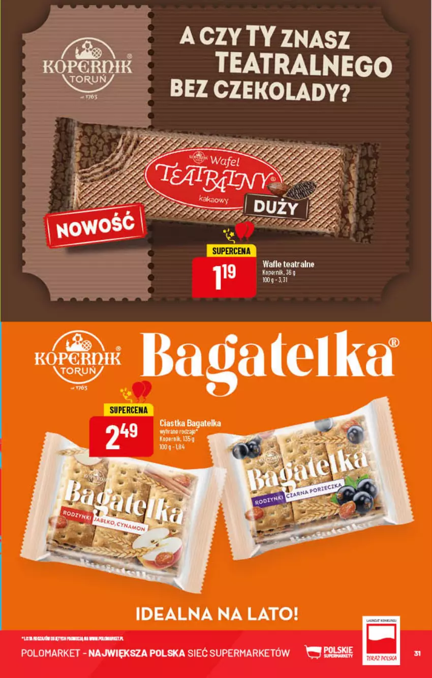 Gazetka promocyjna PoloMarket - Gazetka pomocyjna - ważna 06.07 do 12.07.2022 - strona 31 - produkty: Wafle