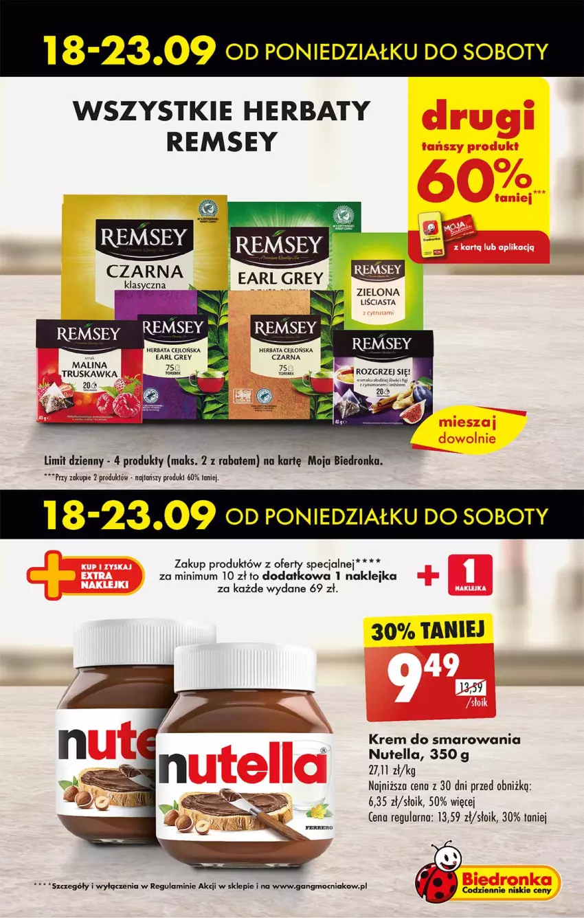 Gazetka promocyjna Biedronka - Od poniedzialku - ważna 18.09 do 23.09.2023 - strona 7 - produkty: Dron, Earl Grey, Herbata, Klej, Nutella