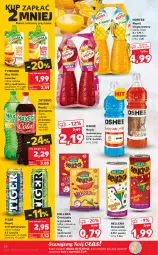 Gazetka promocyjna Kaufland - OFERTA TYGODNIA - Gazetka - ważna od 18.05 do 18.05.2022 - strona 34 - produkty: Mus, Tiger, Oranżada, Hellena, Napój izotoniczny, Napój gazowany, Tymbark, Oshee, Napój niegazowany, Maxer, Napój, Olej, Hortex