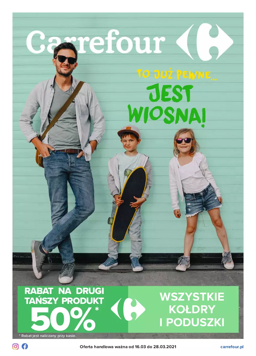 Gazetka promocyjna Carrefour - Gazetka Jest wiosna! - ważna 15.03 do 28.03.2021 - strona 1