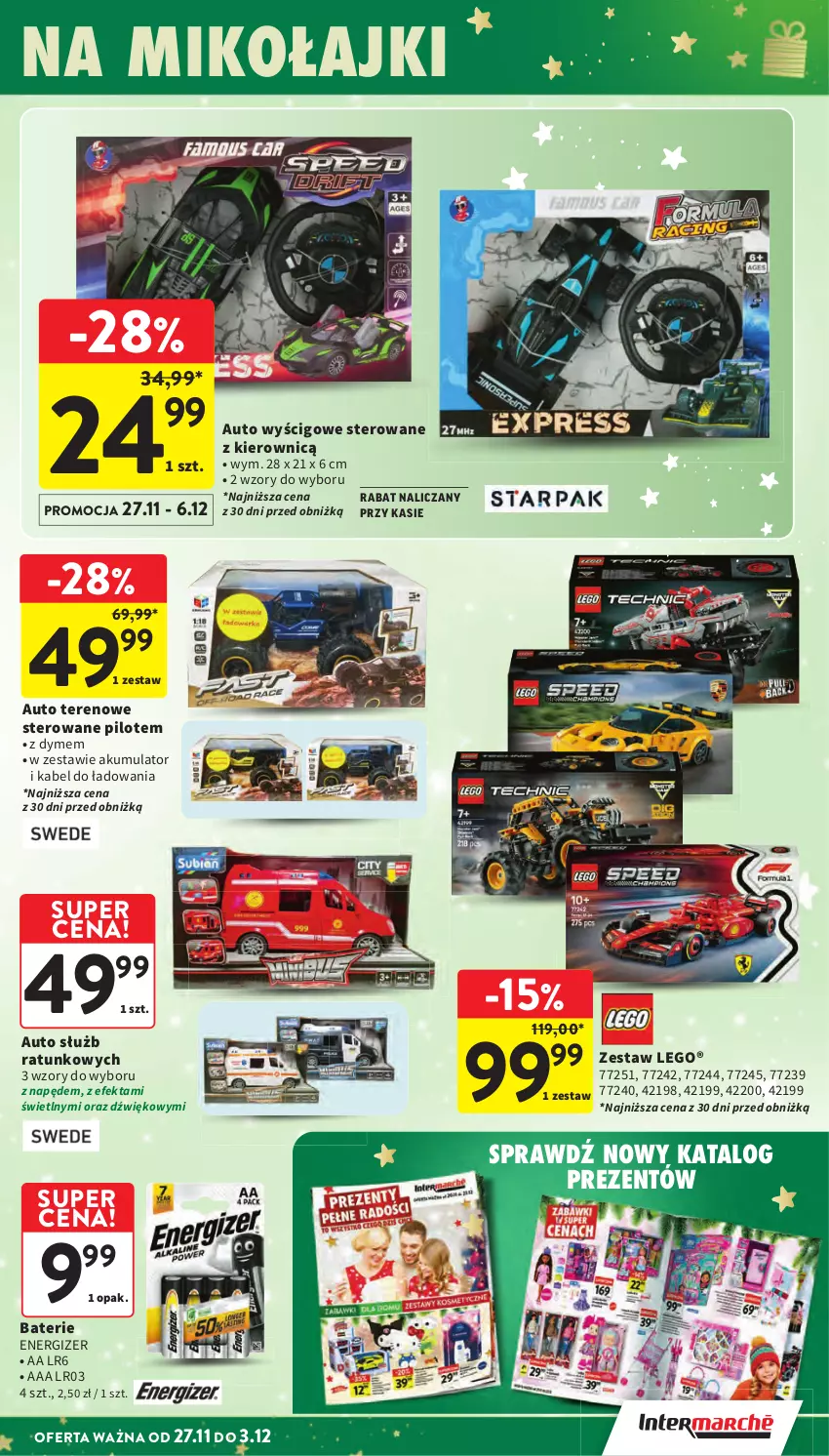 Gazetka promocyjna Intermarche - Gazetka Intermarche - ważna 27.11 do 03.12.2025 - strona 18 - produkty: Akumulator, Energizer, LEGO