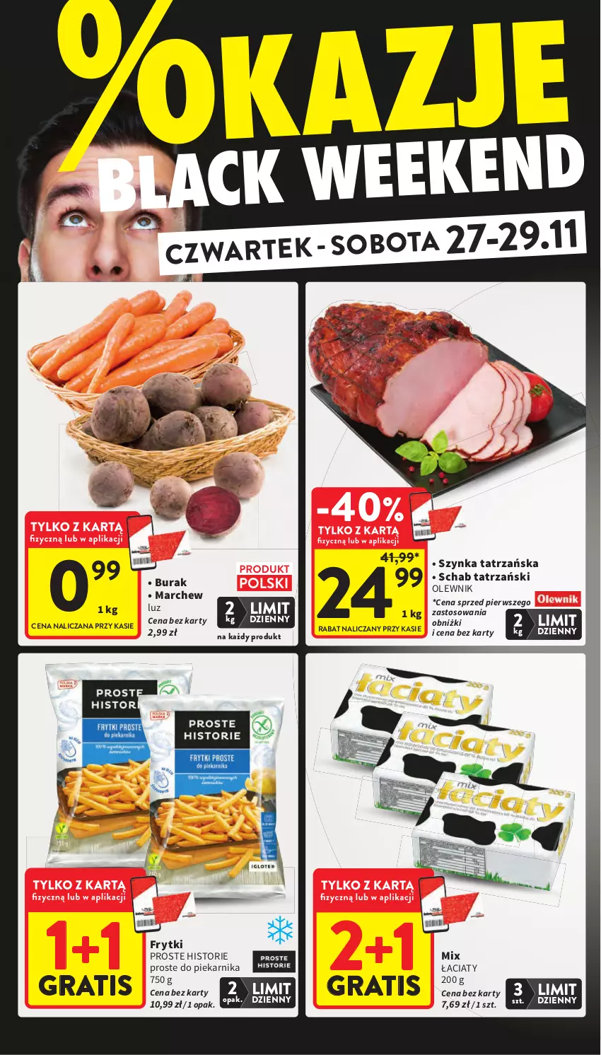 Gazetka promocyjna Intermarche - Gazetka Intermarche - ważna 27.11 do 03.12.2025 - strona 7 - produkty: Frytki, Gra, Olewnik, Piekarnik, Szynka