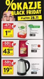 Gazetka promocyjna Intermarche - Gazetka Intermarche - Gazetka - ważna od 03.12 do 03.12.2025 - strona 3 - produkty: Kawa ziarnista, Czajnik elektryczny, Czajnik, Kawa, Mąka