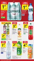 Gazetka promocyjna Intermarche - Gazetka Intermarche - Gazetka - ważna od 03.12 do 03.12.2025 - strona 53 - produkty: Nałęczowianka, Mus, Gra, Kaktus, Ananas, Kiwi, Hellena, Limonka, Szyna, Woda mineralna, Napój niegazowany, Woda, Wino, Napój, Cisowianka, Nektar, Hortex