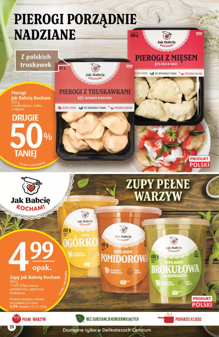 Gazetka promocyjna Delikatesy Centrum - Gazetka DC22 - ważna 09.06 do 14.06.2022 - strona 20 - produkty: Pierogi, Por, Rum, Ser