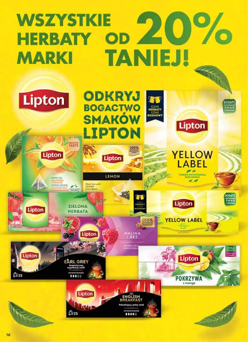 Gazetka promocyjna Dino - Gazetka 51 / 2024 - ważna 18.12 do 24.12.2024 - strona 16 - produkty: Fa, Lipton