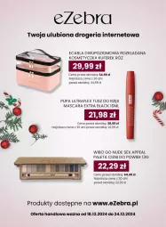 Gazetka promocyjna Dino - Gazetka 51 / 2024 - Gazetka - ważna od 24.12 do 24.12.2024 - strona 74 - produkty: Pupa, Tusz, Lack, Paleta, Wibo, Kosmetyczka