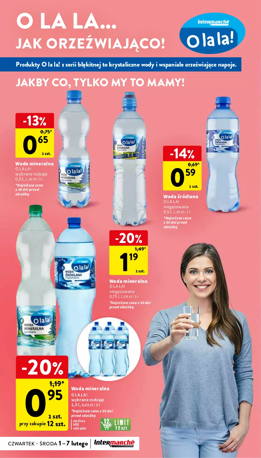 Gazetka promocyjna Intermarche - Gazetka Intermarche - ważna 01.02 do 07.02.2024 - strona 10 - produkty: LANA, Napoje, Ser, Woda, Woda mineralna