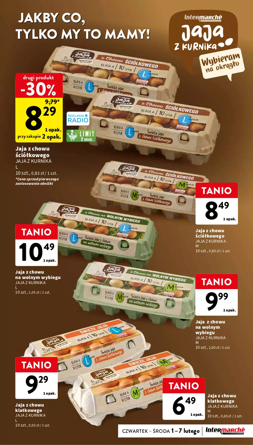 Gazetka promocyjna Intermarche - Gazetka Intermarche - ważna 01.02 do 07.02.2024 - strona 9 - produkty: Jaja