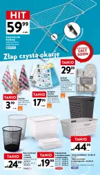 Gazetka promocyjna Intermarche - Gazetka Intermarche - Gazetka - ważna od 07.02 do 07.02.2024 - strona 38 - produkty: Kosz na bieliznę, Kosz, Rękawica kuchenna, Pojemnik, Podkładka, Wełna, Pojemnik do przechowywania, Suszarka, Podkład