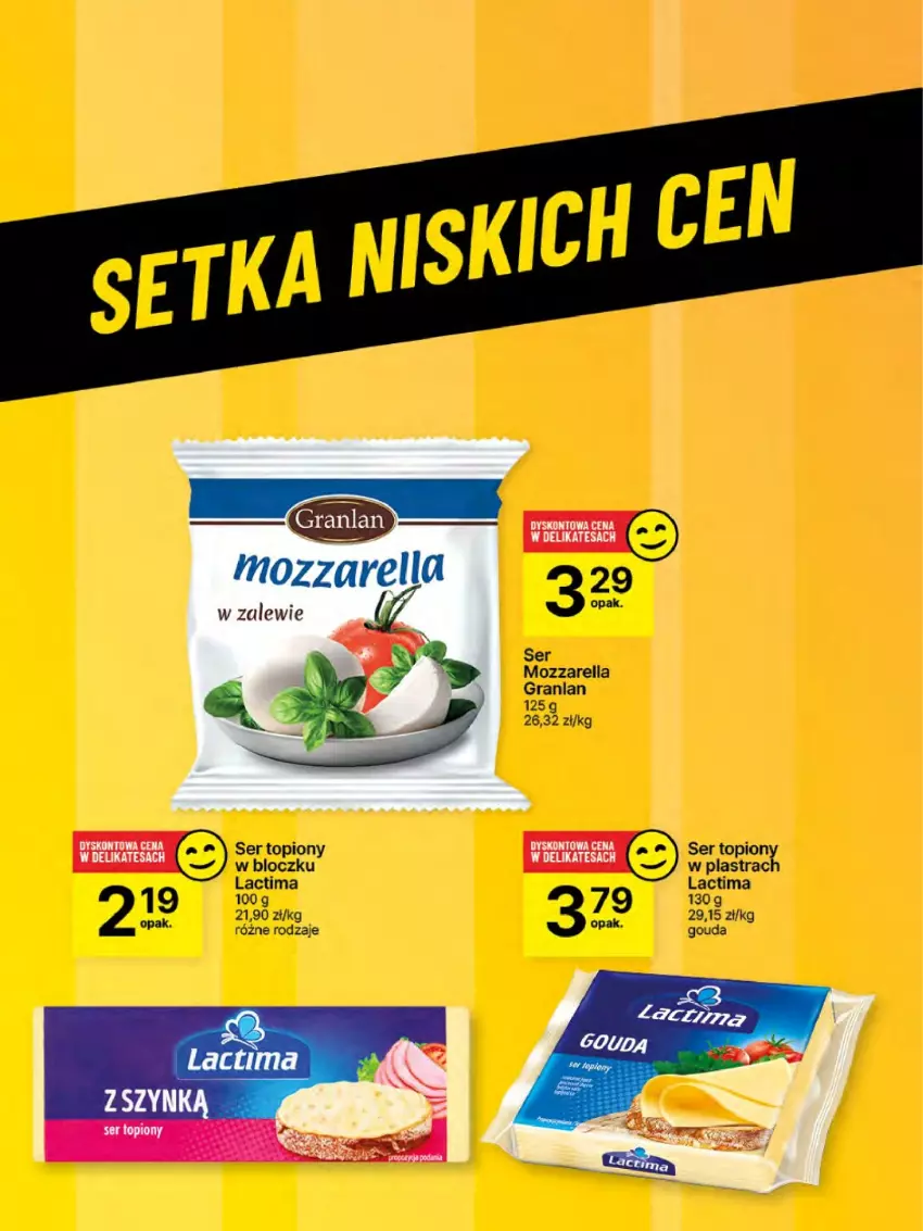 Gazetka promocyjna Delikatesy Centrum - NOWA GAZETKA Delikatesy Centrum od 13 lutego! 13-19.02.2025 - ważna 13.02 do 19.02.2025 - strona 47 - produkty: Gouda, Gra, Mozzarella, Ser, Ser topiony, Top