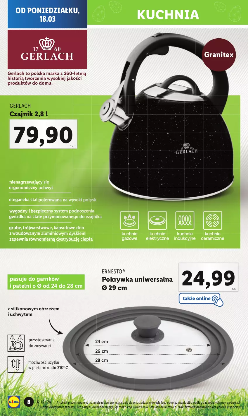 Gazetka promocyjna Lidl - GAZETKA - ważna 18.03 do 24.03.2024 - strona 10 - produkty: Czajnik, Gra, Kuchnia, Piec, Piekarnik, Sok