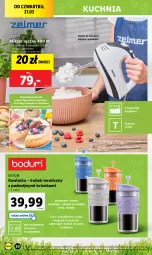 Gazetka promocyjna Lidl - GAZETKA - Gazetka - ważna od 24.03 do 24.03.2024 - strona 22 - produkty: Ser, Zaparzacz, Kuchnia, Mikser, Mikser ręczny, Kubek termiczny, Zelmer, Kubek, Kawiarka