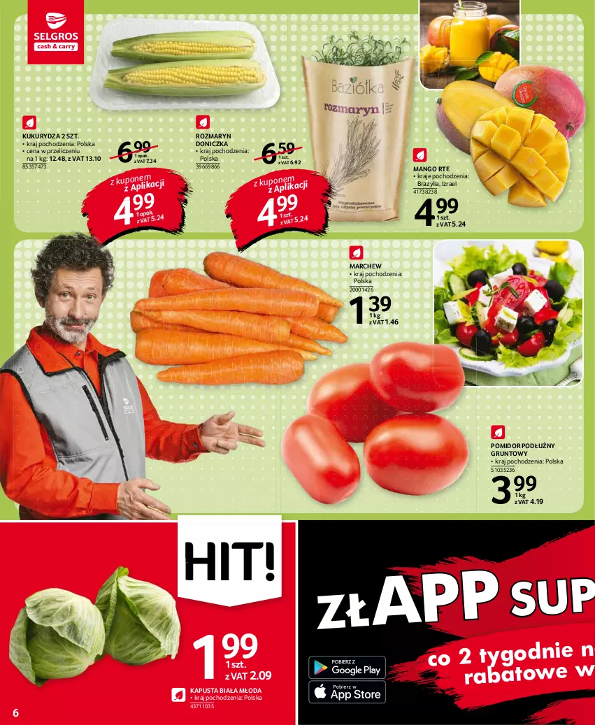 Gazetka promocyjna Selgros - Oferta spożywcza - ważna 19.08 do 01.09.2021 - strona 6 - produkty: Grunt, Kukurydza, Mango