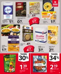 Gazetka promocyjna Selgros - Oferta spożywcza - Gazetka - ważna od 01.09 do 01.09.2021 - strona 15 - produkty: Makaron, Sól, Zupa, Bulion, Lion, Przyprawy, Skrobia ziemniaczana, Mąka, Zacierka