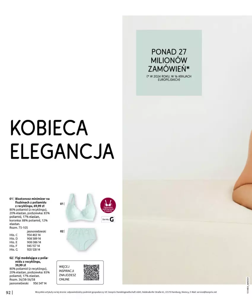 Gazetka promocyjna Bonprix - HITY WIOSENNEJ MODY - ważna 22.04 do 31.05.2025 - strona 94 - produkty: Biustonosz, Figi, Lion, Ser