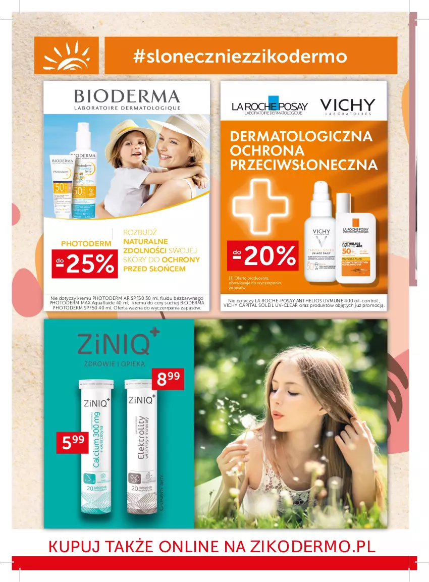 Gazetka promocyjna Ziko - Gazetka Ziko Dermo - ważna 20.04 do 04.05.2023 - strona 8 - produkty: Bioderma, Control, Helio, La Roche-Posay, Vichy