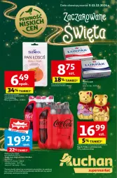 Gazetka promocyjna Auchan - Gazetka Pewność Niskich Cen Supermarket Auchan - Gazetka - ważna od 11.12 do 11.12.2024 - strona 1 - produkty: Lurpak, Masło, Lindt