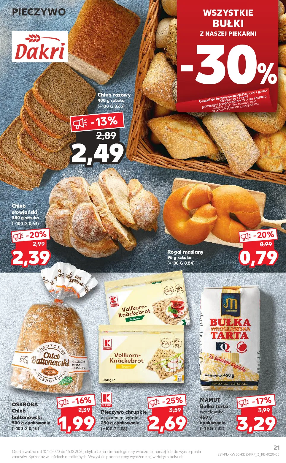 Gazetka promocyjna Kaufland - Wspólne święta - ważna 10.12 do 16.12.2020 - strona 21