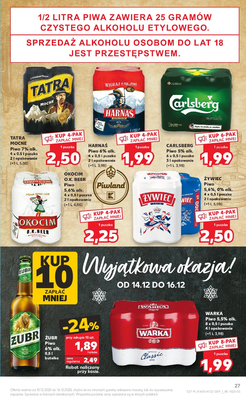 Gazetka promocyjna Kaufland - Wspólne święta - ważna 10.12 do 16.12.2020 - strona 27