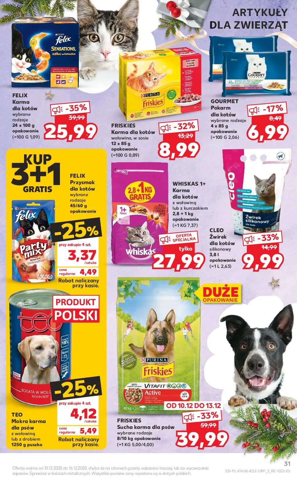 Gazetka promocyjna Kaufland - Wspólne święta - ważna 10.12 do 16.12.2020 - strona 31