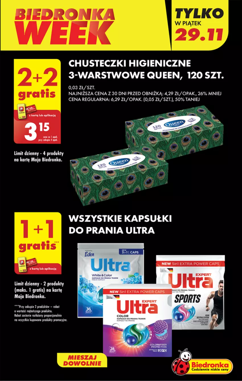 Gazetka promocyjna Biedronka - Od czwartku - ważna 28.11 do 04.12.2024 - strona 15 - produkty: Chusteczki, Gra, Kapsułki do prania, Por