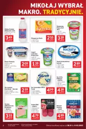 Gazetka promocyjna Makro - Mega oferty - Gazetka - ważna od 11.12 do 11.12.2023 - strona 2 - produkty: Ser topiony, Jogurt naturalny, Top, Ser, Salami, Drobimex, Zott, Bell, Brie, Jogurt, Mlekovita, Szynka, Serek, Margaryna, Camembert, Morliny, Boczek, Hochland, Fanta, Deser, Szynka delikatesowa, Kasia, Mleko, Fa