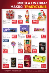 Gazetka promocyjna Makro - Mega oferty - Gazetka - ważna od 11.12 do 11.12.2023 - strona 4 - produkty: Nescafé, Kawa rozpuszczalna, Gin, Kawa mielona, Kawa, Herbata czarna, Chupa Chups, Chrupki, Lion, Mleczko, Lipton, Czekolada, Przysnacki, Figurka z czekolady, Baton, Lizaki, Herbata, Kakao, Kinder, Milka