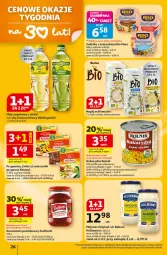 Gazetka promocyjna Auchan - Gazetka 30 Lat Hipermarket Auchan - Gazetka - ważna od 28.01 do 28.01.2026 - strona 26 - produkty: Majonez, Sałatka, Koncentrat pomidorowy, Gin, Rio Mare, Napój roślinny, Sałat, Przyprawy, Babuni, Rolnik, Tuńczyk, Olej rzepakowy, Pudliszki, Olej słonecznikowy, Napój, Olej, Kukurydza
