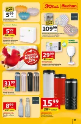 Gazetka promocyjna Auchan - Gazetka 30 Lat Hipermarket Auchan - Gazetka - ważna od 28.01 do 28.01.2026 - strona 39 - produkty: Ser, Por, Salaterka, Serwetki, LANA, Talerz, Kubek termiczny, Kubek, Deser