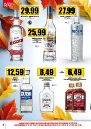 Gazetka promocyjna Topaz - Gazetka - Gazetka - ważna od 30.11 do 30.11.2023 - strona 4 - produkty: Rum, Kaczka, Kawa, Saska, Wódka, Krupnik, Brandy, Likier