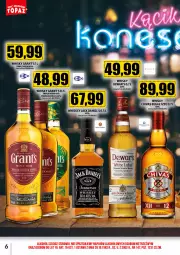 Gazetka promocyjna Topaz - Gazetka - Gazetka - ważna od 30.11 do 30.11.2023 - strona 6 - produkty: Gra, Tropical, Whiskey, Whisky, Jack Daniel's, Grant's