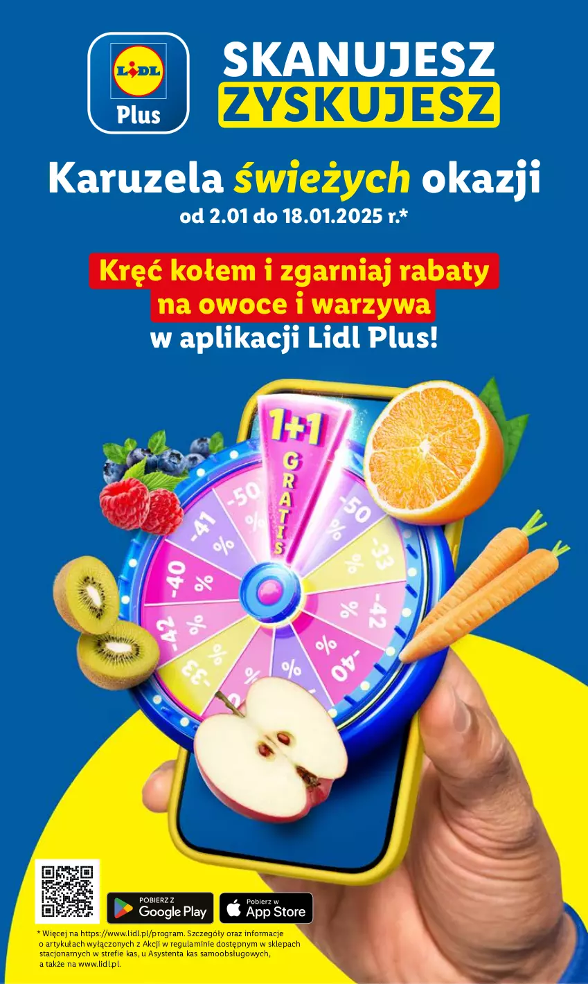 Gazetka promocyjna Lidl - GAZETKA - ważna 13.01 do 15.01.2025 - strona 17 - produkty: Gra, Owoce, Warzywa