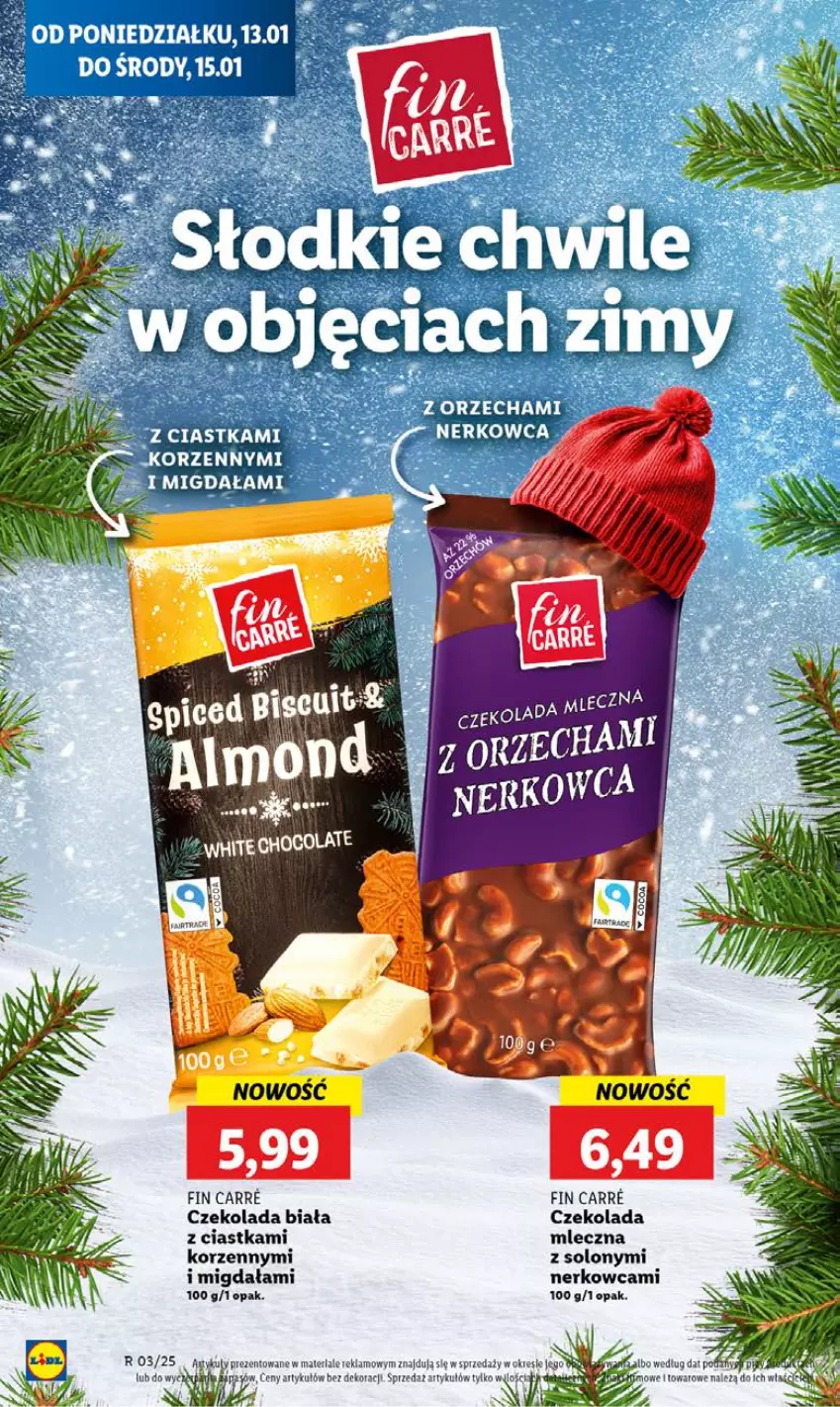 Gazetka promocyjna Lidl - GAZETKA - ważna 13.01 do 15.01.2025 - strona 44 - produkty: Ciastka, Czekolada