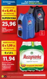 Gazetka promocyjna Lidl - GAZETKA - Gazetka - ważna od 15.01 do 15.01.2025 - strona 12 - produkty: Mus, Pepsi, Muszynianka, Woda mineralna, Woda, Magnez