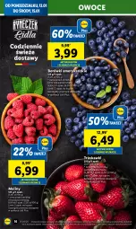 Gazetka promocyjna Lidl - GAZETKA - Gazetka - ważna od 15.01 do 15.01.2025 - strona 18 - produkty: Truskawki, Maliny, Owoce