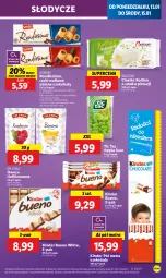 Gazetka promocyjna Lidl - GAZETKA - Gazetka - ważna od 15.01 do 15.01.2025 - strona 45 - produkty: Ciastka, Ser, Kinder Bueno, Rurki, Owoce, Deser, Alcon, Kinder