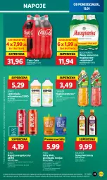 Gazetka promocyjna Lidl - GAZETKA - Gazetka - ważna od 15.01 do 15.01.2025 - strona 47 - produkty: Mus, Gra, Napój energetyczny, Kolagen, Lemoniada, Coca-Cola, Napoje, Lack, Muszynianka, Tymbark, Syrop, Limonka, Oshee, Woda mineralna, Woda, Mango, Napój, Melon, Mięta, Liczi, Magnez